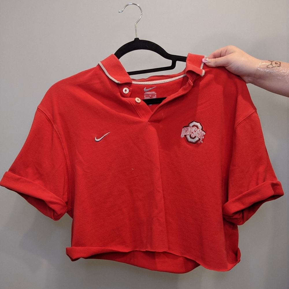 Nike cropped osu polo